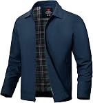 TBMPOY Men's Lightweight Jackets Casual Windbreaker Stylish Light Fall Spring Golf Work Dress Business
