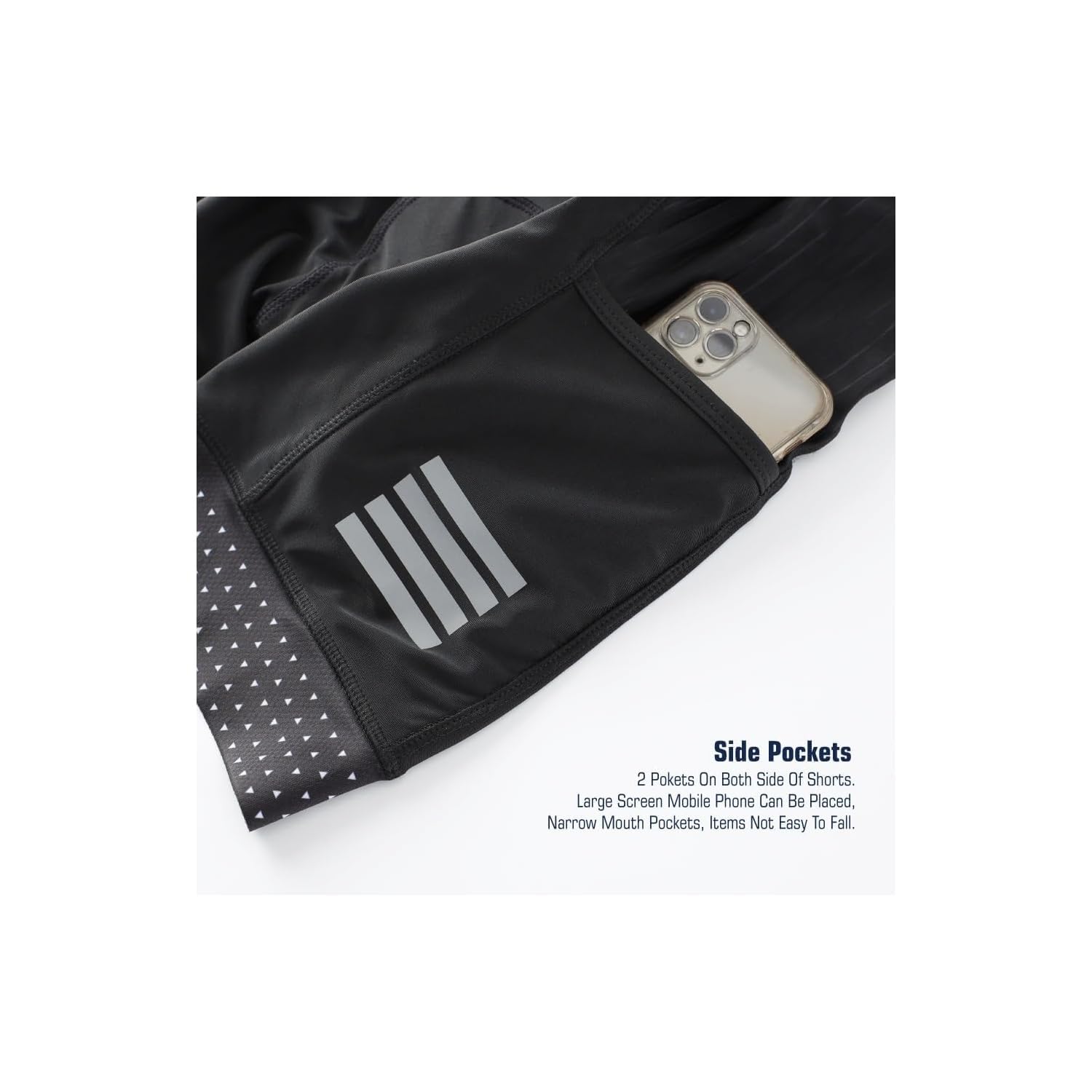 Cuissards de Cyclisme Cuissards de Cyclisme Femmes Short Respirant Mode Dame Été Vélo Rembourré Femme Noir et Bleu Serré avec Poches