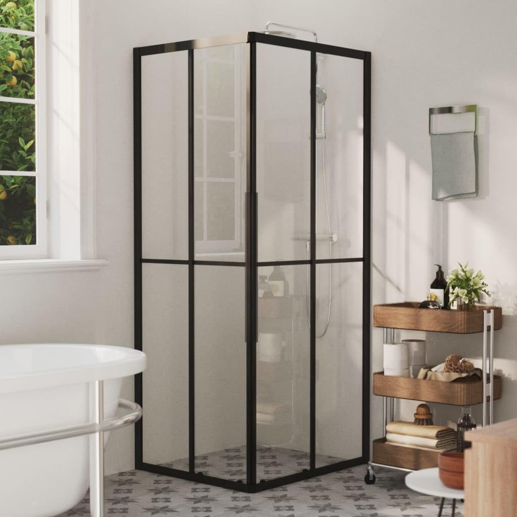 Shower Cabin Enclosure 31.5" x 27.6" x 70.9", Framed Glass Shower Stall with Aluminum Profile, Modern Bathroom Space Saving Door for Home Improvement