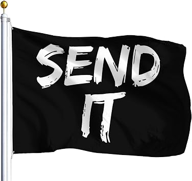 Send-It Flags For College Dorm