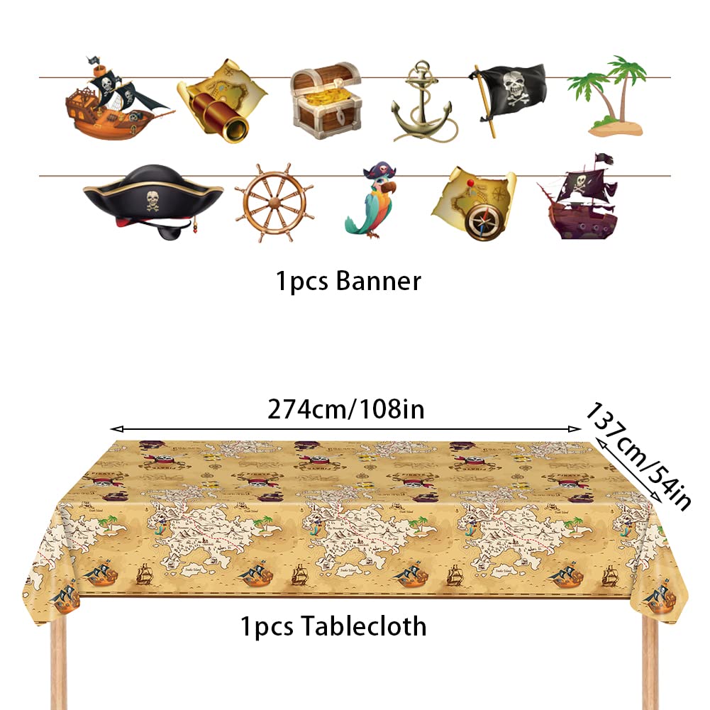 Zoompil Kit Pirate Vaisselle D Anniversaire Fête Fournitures Assiettes