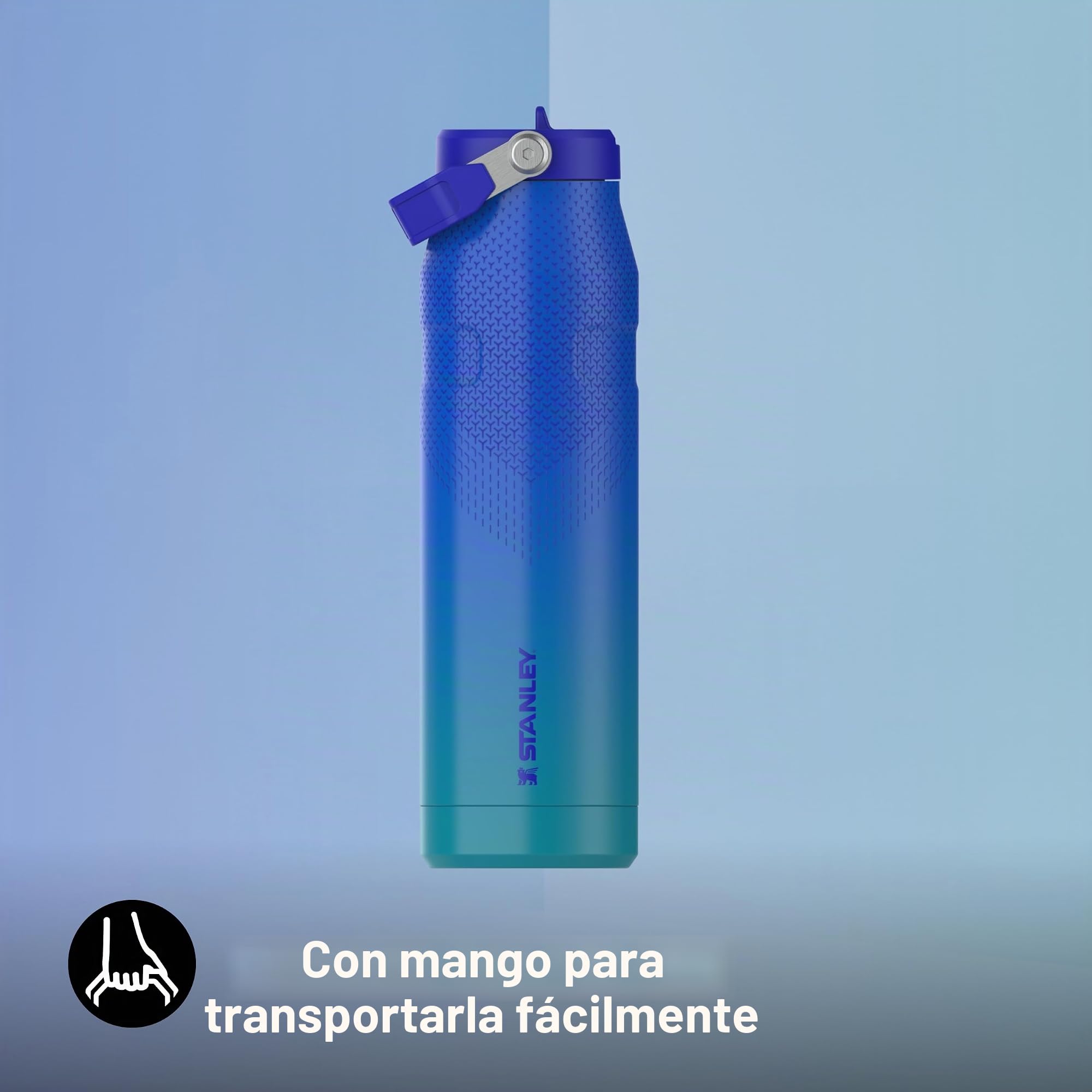 Stanley 1913 Flip Straw Botella Agua Con Pajita 1.06L - Pacific Hypergrip
