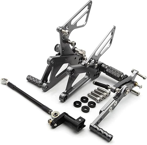 Miniatura 9 de CNC DAYTONA 675 - Juego de clavijas traseras ajustables para motocicleta, pedal de cambio de freno compatible con DAYTONA Street Triple 675