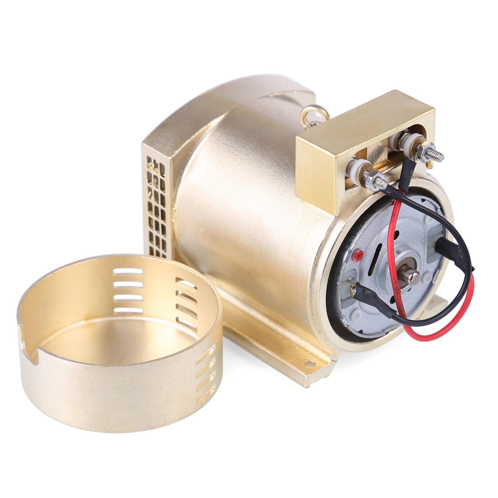 Kit modello motore a vapore, generatore di motore a doppia funzione in ottone di precisione, 12 V CC, con diametro dell'albero di 2,9 mm, per motore a combustione interna a vapore