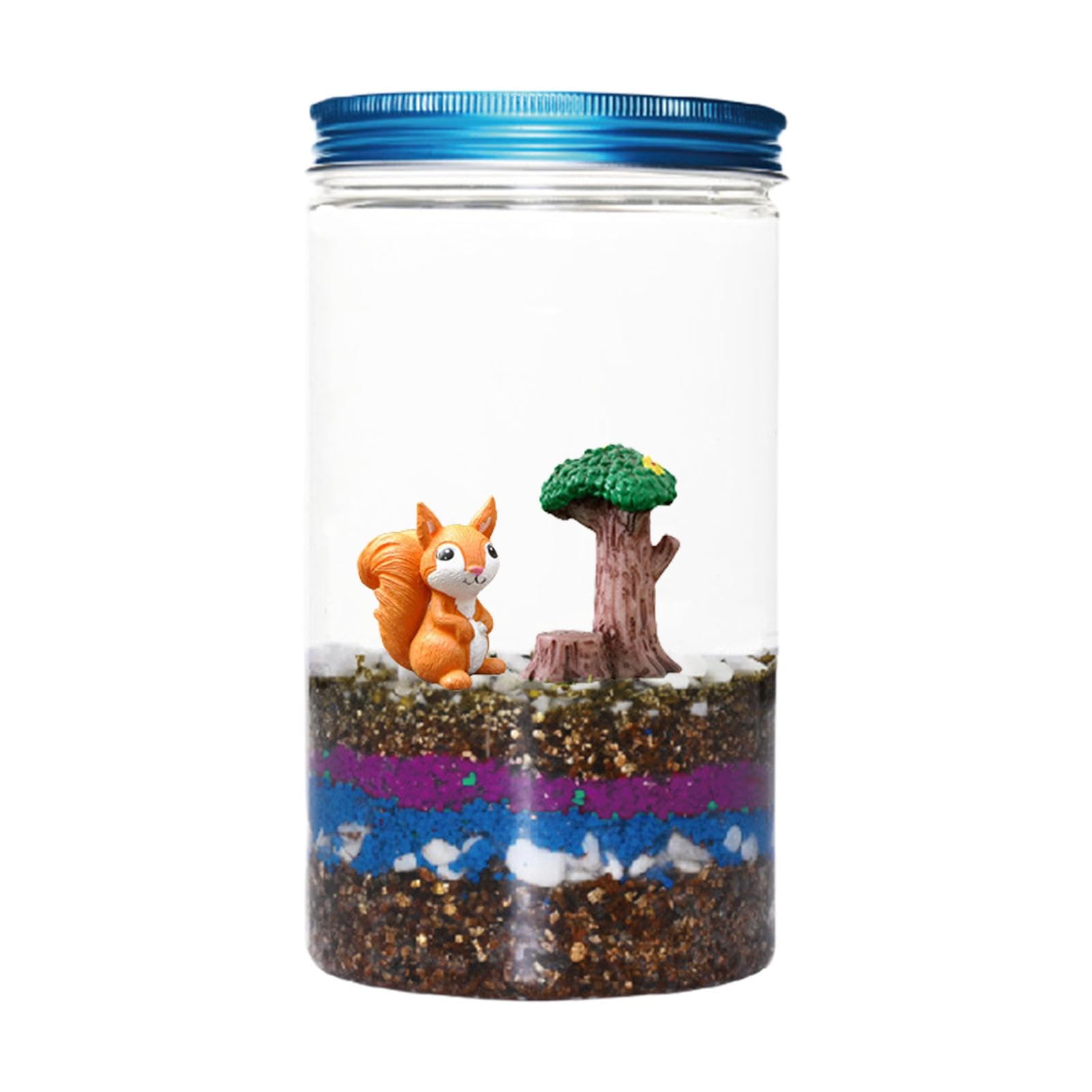 Terrarium-Set Für Kinder – Leuchtendes Ökosystem Im Glas – Inkl. Erde, Samen & Deko – Pädagogisches Indoor-Pflanzset