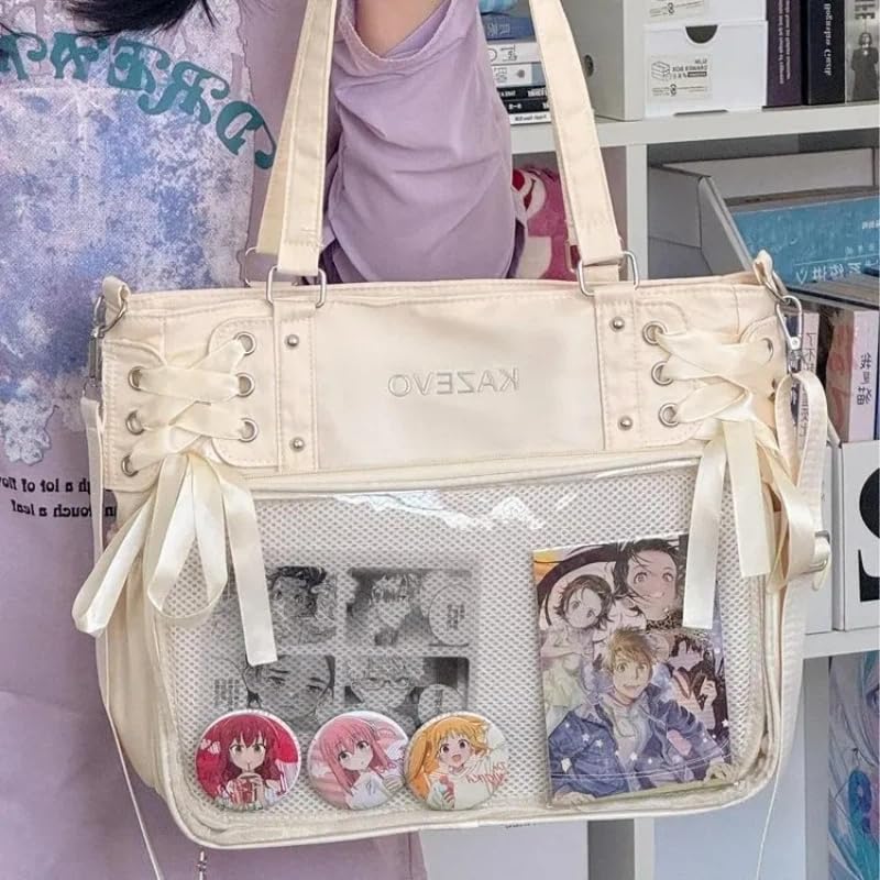 Bolso Damen BXCNCKD beige gran capacidad miniatura 4