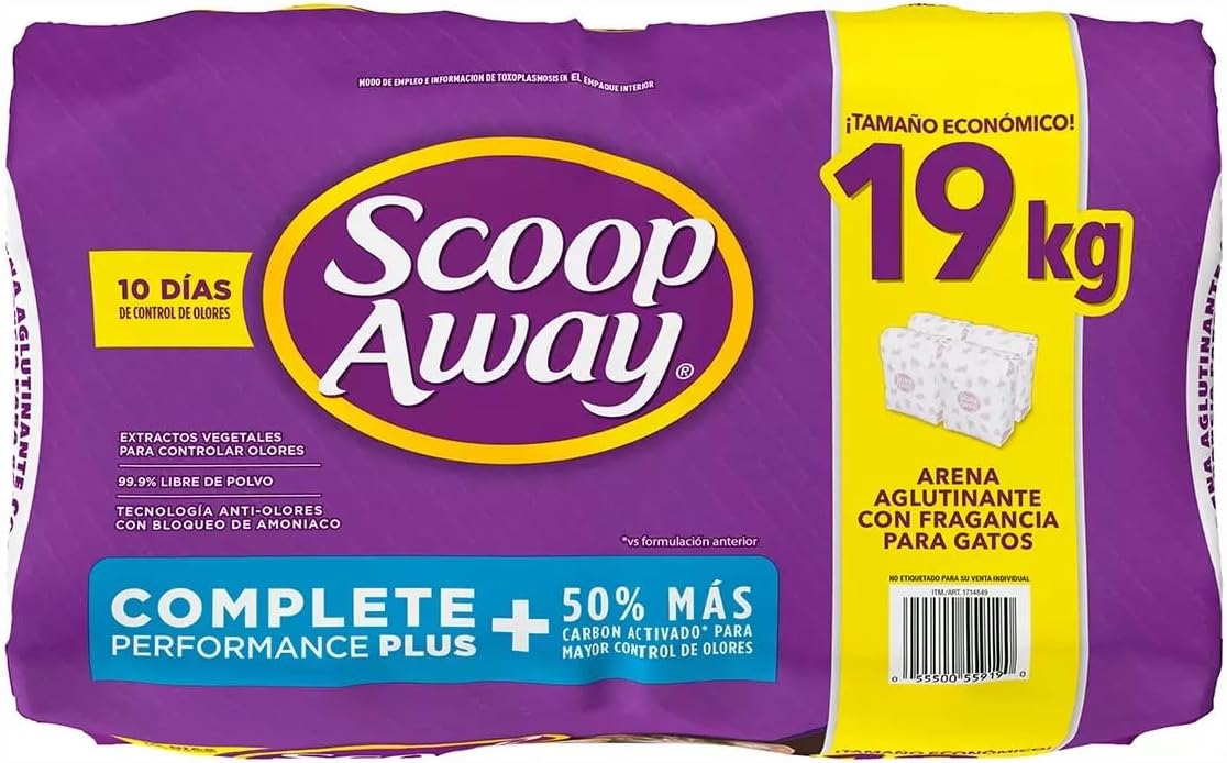 Scoop Away Cat Spot Litter, Cat Kitty Litter (19 kg)