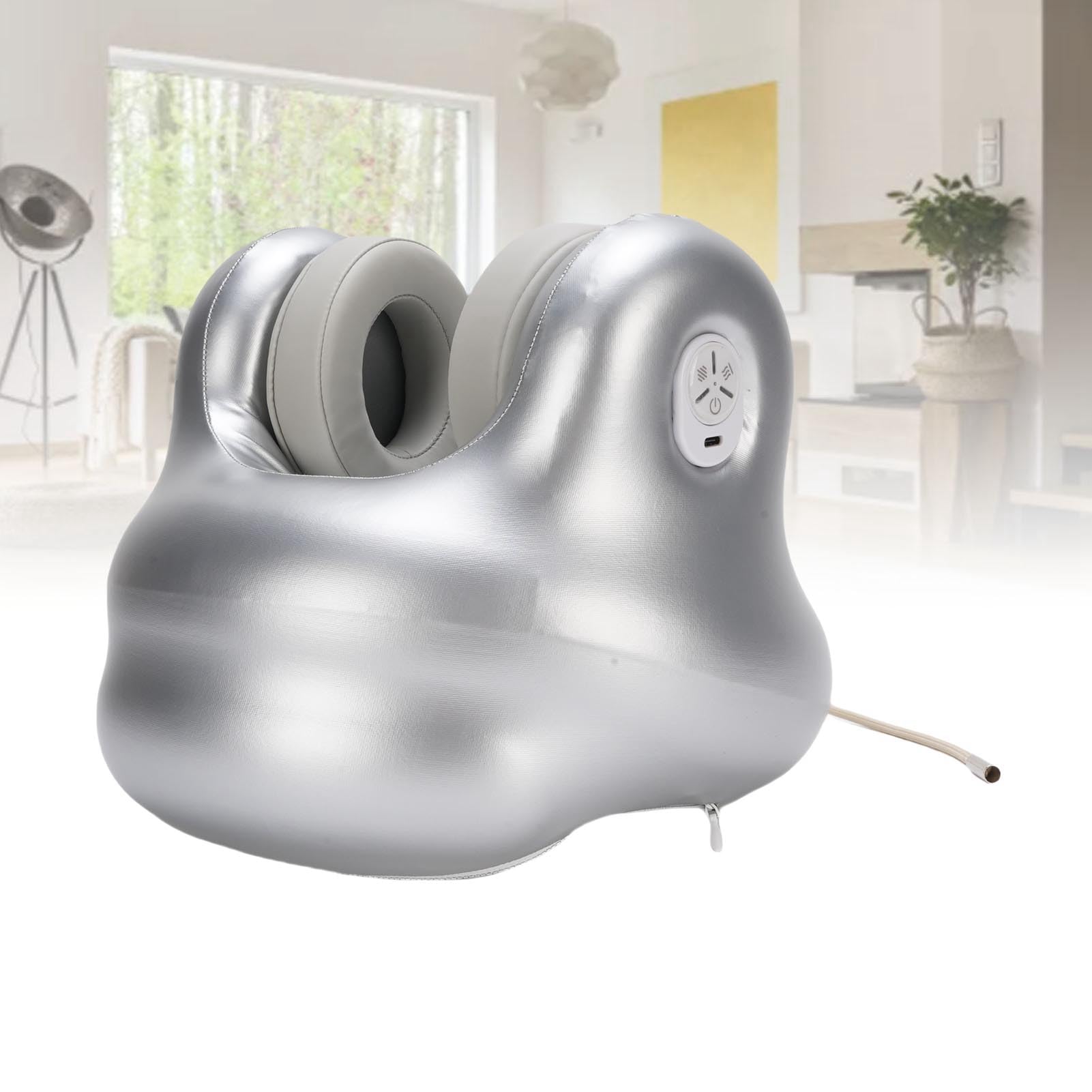 Fafeicy Cuscino da Viaggio per il Collo, Cuscino Musicale in Memory Foam con Cuffie Riscaldate, Supporto Regolabile per Voli in Famiglia e Viaggi in Auto