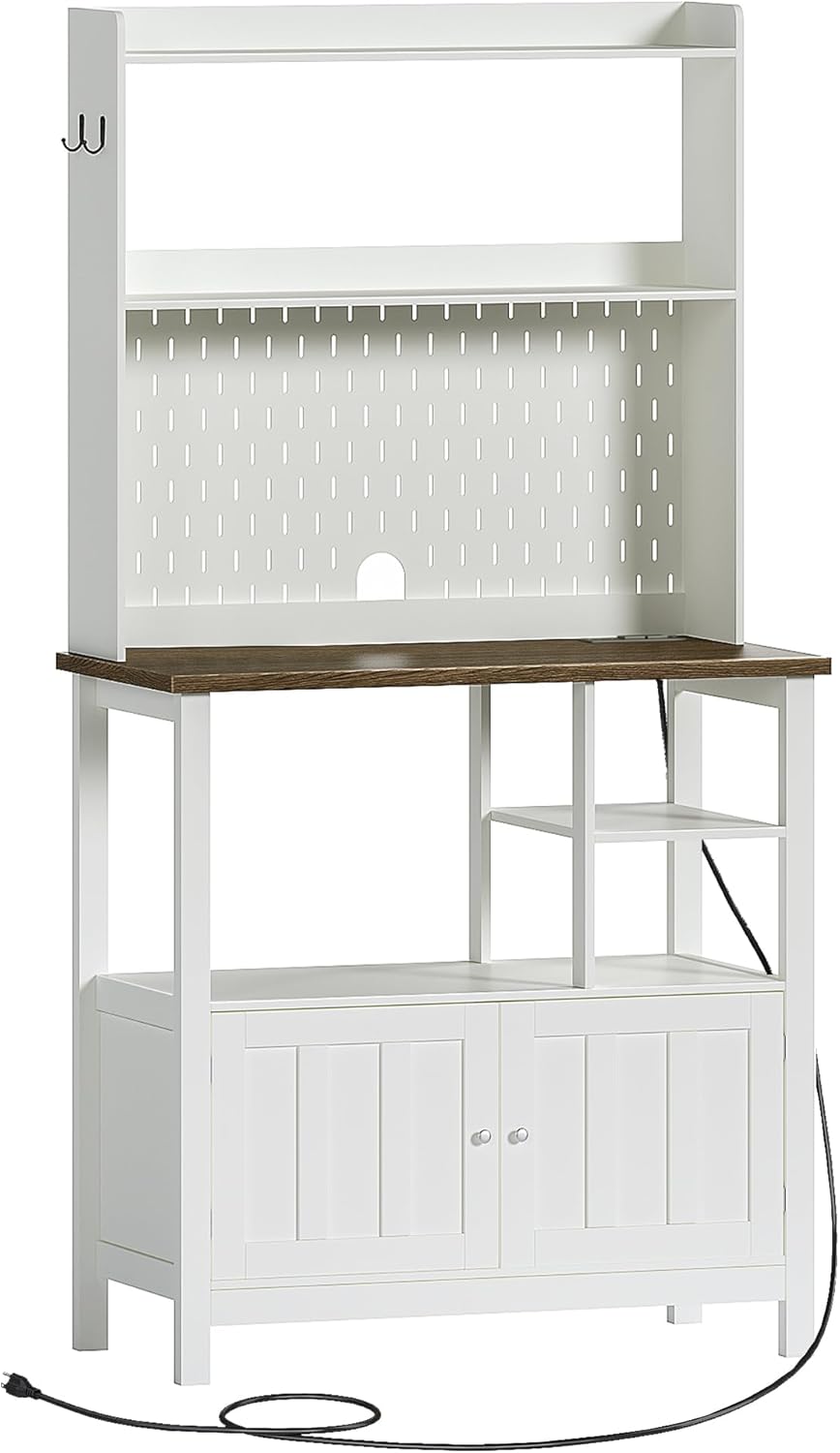 Multi-level kitchen rack with storage