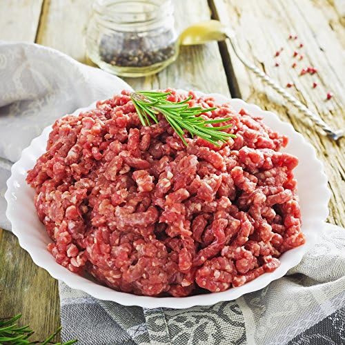 Premium Quality Ground Beef By Mount Pleasant Beef - Organic & Gluten-Free Grass FedBeef - 20 Pack - Delicious & Healthy - Protein & Omega-3 Rich - Juicy & Ready ToCook - Ideal For BBQ