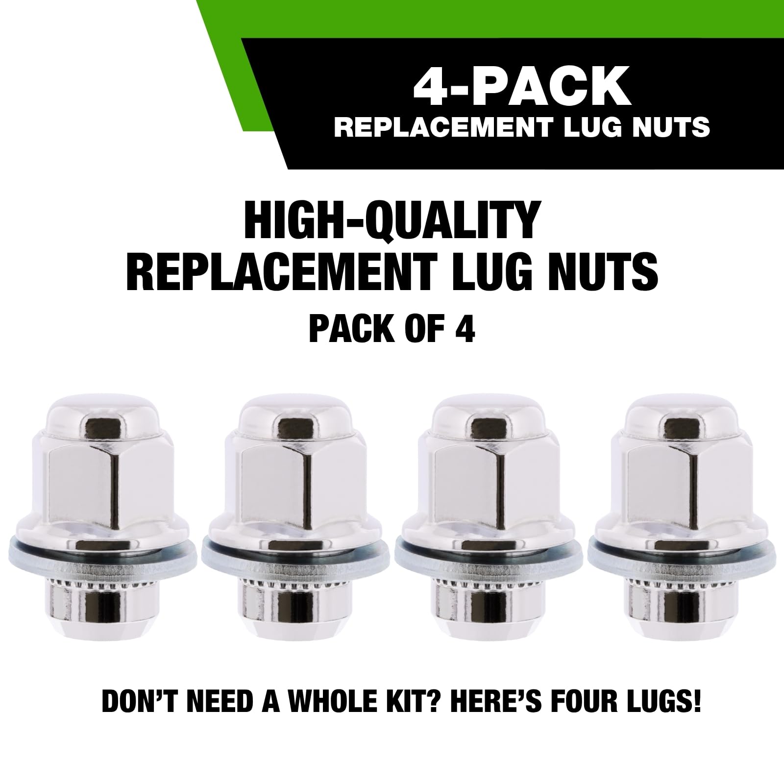 Amazon.com: DPAccessories Chrome Lug Nuts | Compatible Replacement