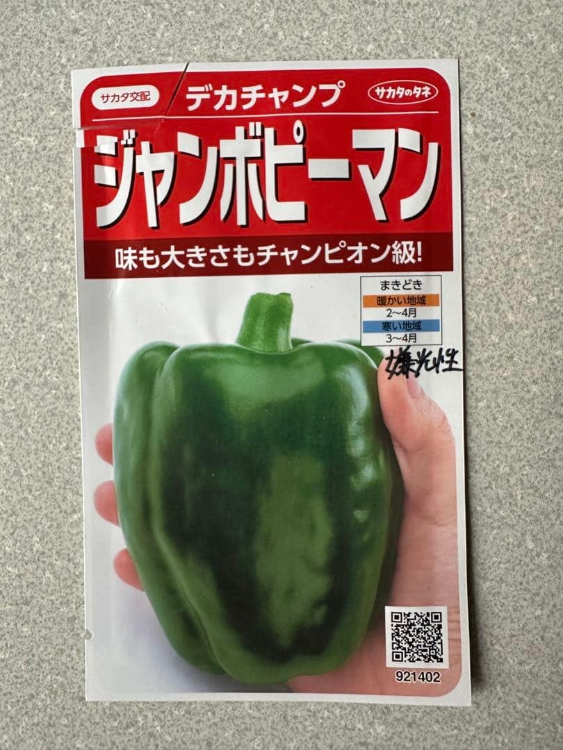 Amazon.co.jp: ジャンボピーマンの種20粒お裾分け デカチャンプ : DIY