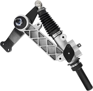 EZGO Steering Rack, Golf Cart Steering Gear Assembly for EZGO TXT and Medalist 1994.6-2001 Gas&Electric Golf Cart, OEM# 70314-G01, 70314-G02, 70723-G02