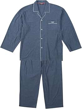 黒 長袖パジャマ Fサイズ marie claire homme(マリクレールオム)】ツイルチェック長袖パジャマ 大きい [ [マリクレールオム] パジャマセット 大きいサイズ 快適綿アムンゼンチェック長袖パジャマ メンズ