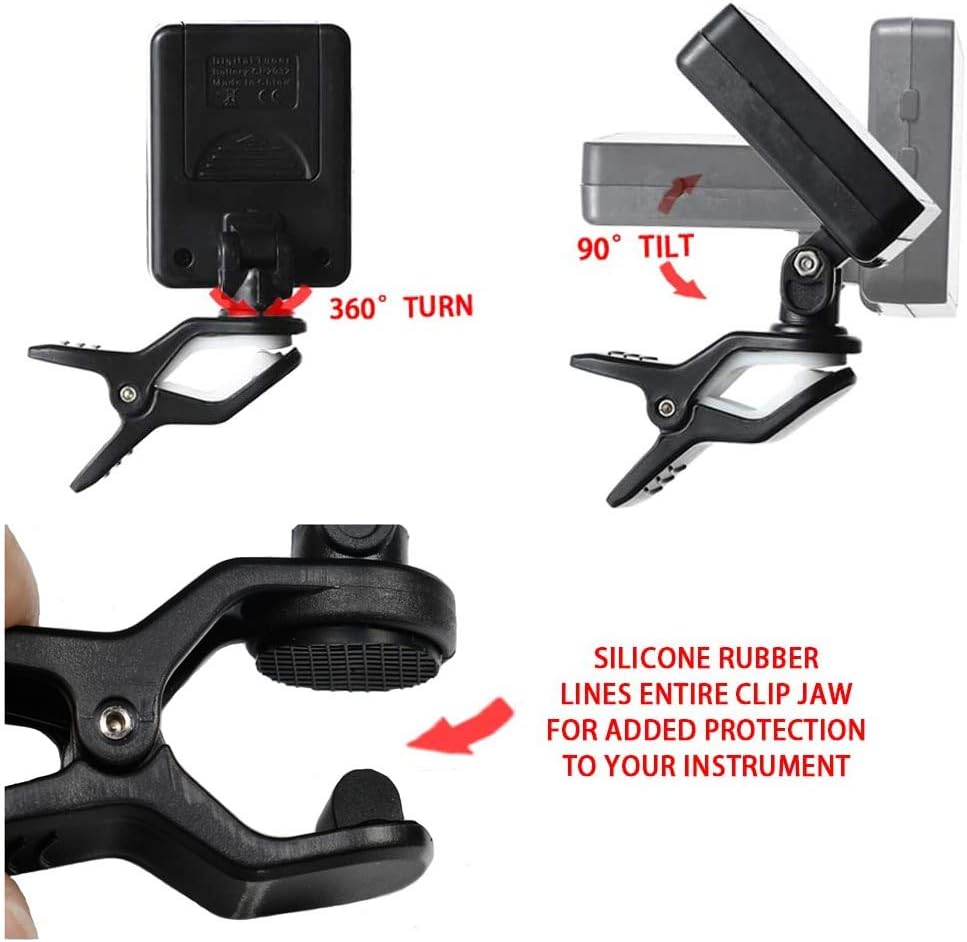 Guitar Tuner,Aoiutrn Digital Electronic High Precision Calibration