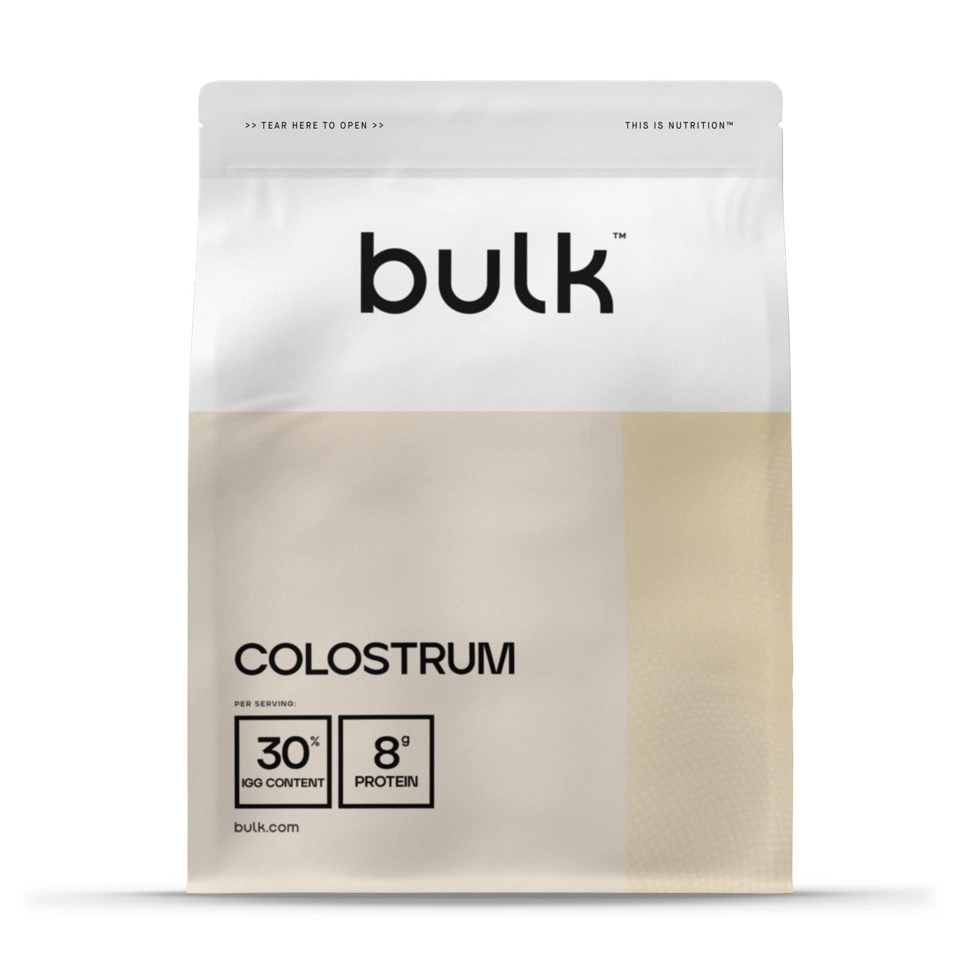Bulk Colostrum 30% Active IGGm, 500 g, Packaging May Vary