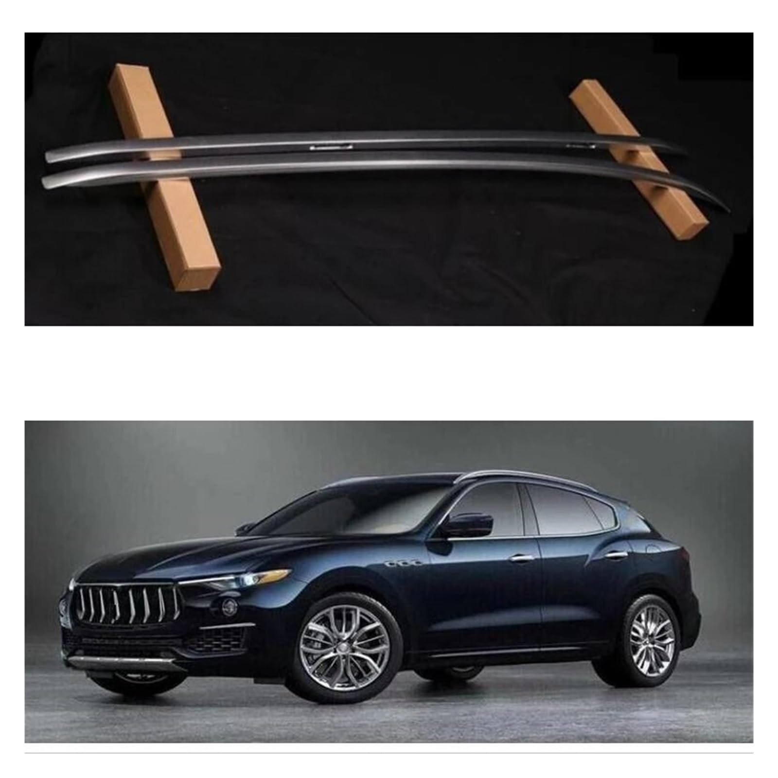 美品】マセラティ レヴァンテ 純正ルーフバー ベースキャリア