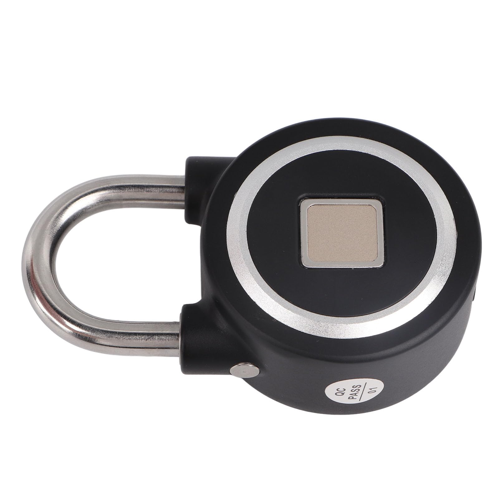 Candado con y Huella Dactilar, Desbloqueo Seguro para Taquilla, Oficina, Gimnasio, Resistente Al Agua IP65 para Control por Aplicación OKLOCK+ (BLACK)