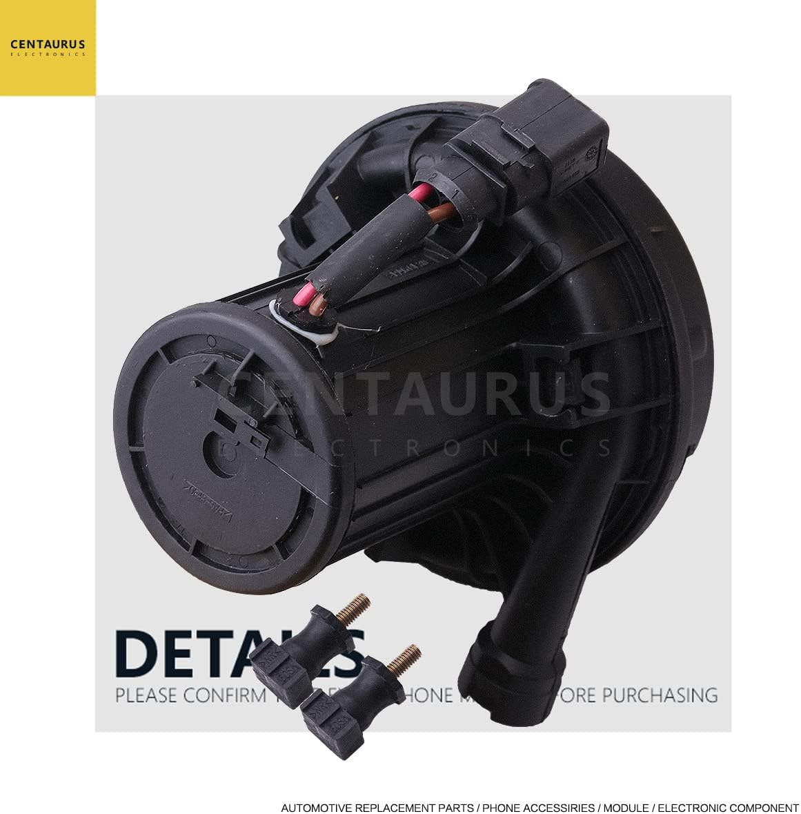 Secondary Air Injection Pump 06A959253B Smog Air Pump Compatible with A4 A6 A8 Q7 Secondary Air Injection Pump 078906601B Smog Pump