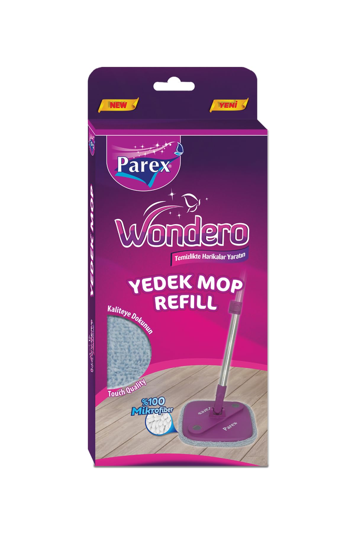 Wondero Otomatik Temizlik Seti 1 Adet Yedek Mop Hediyeli