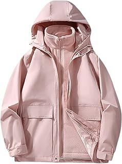 2025 - Chaqueta de invierno de color sólido para hombre con capucha tres en uno Chaqueta cálida Chaqueta de metralleta Chaqueta cómoda y suelta de moda Abrigo de primavera para hombre