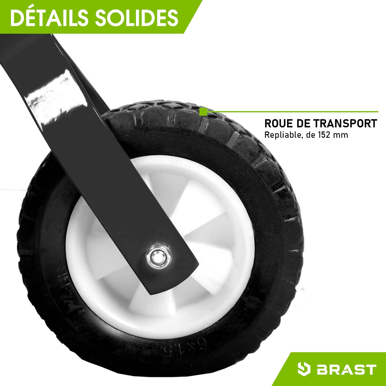 BRAST motobineuse thermique 176ccm 6CV 4,4kW largeur 36cm, profondeur 17,5-30cm 4 fraises autoconduite commutable vitesse nominale 3 600 tr/min motoculteur thermique 4 temps