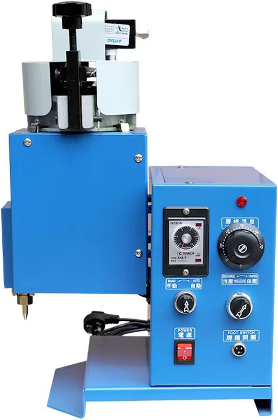 High Efficiency Hot Melt Glue Machine with Foot Pedal, Temperature Control for Industrial Applications, for Sole Adhesive and Craft Projects