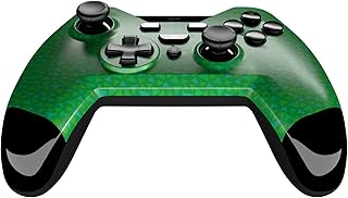 Gioteck - Mando inalambrico Bluetooth con botones programables de color verde WX-4 para Nintendo Switch (Nintendo Switch)