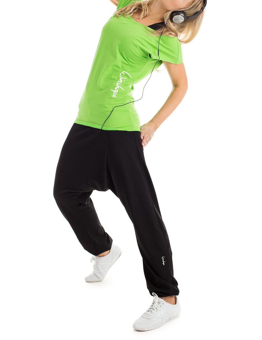 Winshape WH7 Pantaloni alla turca, da donna, adatti per il fitness, la danza, il tempo libero