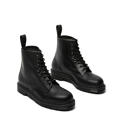 Dr. Martens 1460 Mono Boot Lace up Boots Black Smooth