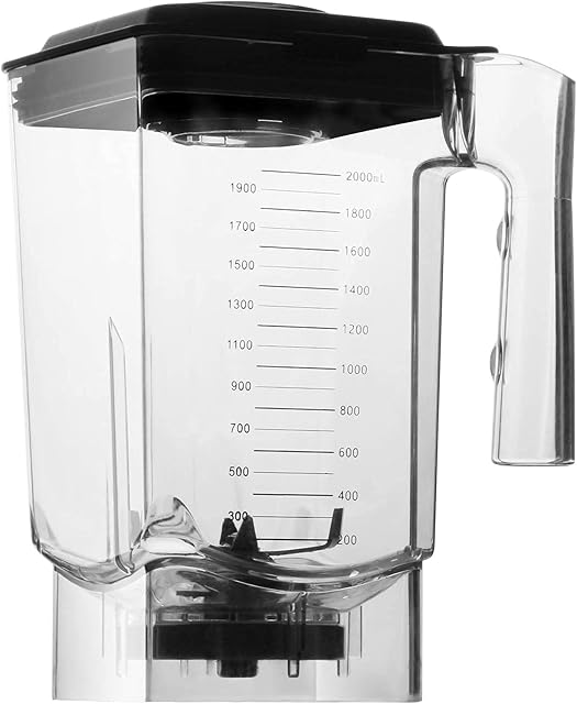 WantJoin Professional Commercial Blender Cups for WantJoin Ice Crushing Blender 2000W with Sound Cover (Plastic)