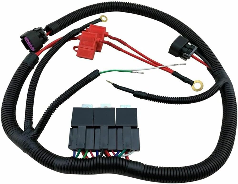 ECU Control Dual Electric Fan Wiring Harness, MPN: 7L5533A226T, Fit for GM ECU Control 1999–2006