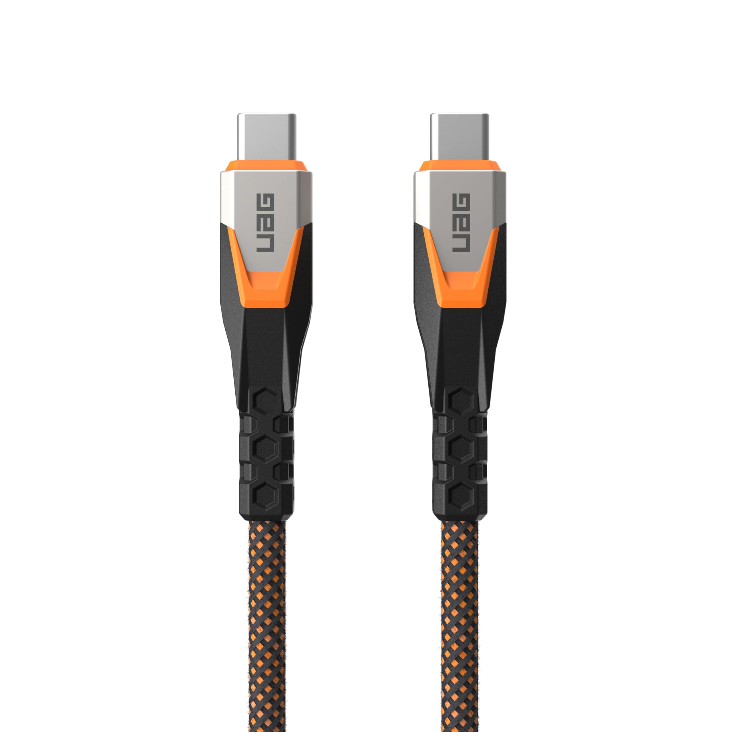 URBAN ARMOR GEAR UAG SRGE Cavo USB 3.2 Gen 2 240 W 20 Gbps USB-C a USB-C 0,8 m robusto cavo di ricarica rapida rinforzato SuperSpeed con cinturino compatibile con iPhone 16, Galaxy S5 e MacBook,