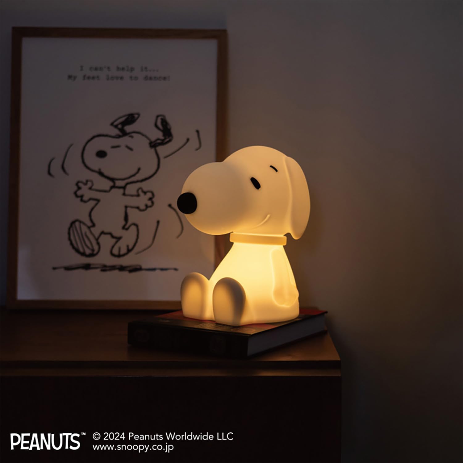 スヌーピー　ウエルカムライト PEANUTS スヌーピー 75周年限定 LEDライト クラウド 卓上