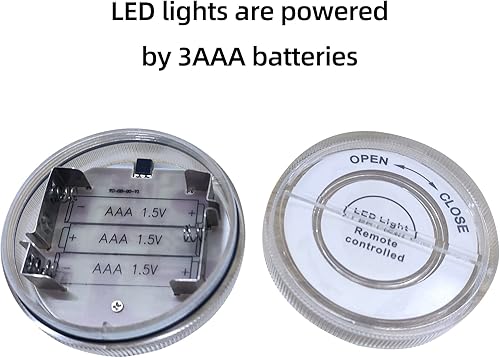 Miniatura 3 de Juego de 3 luces LED para decoración del hogar, mosaico multifuncional, 2 luces y 1 adaptación remota