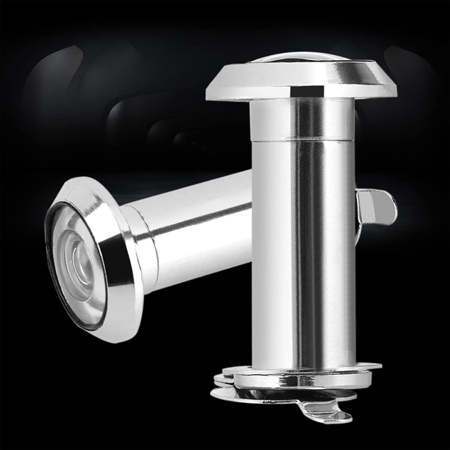 220 Degree Door Viewer Wide Angle Privacy Cover Heavy Duty Peephole Security