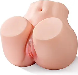 BIG SHOCKED 18LB Sex Doll for Men - Realistic Male Masturbators Ergonomic Curved Design with Dual Vagina & Anal Channels, 3D Lifelike Soft Butt Adult Anal Toys Stroker