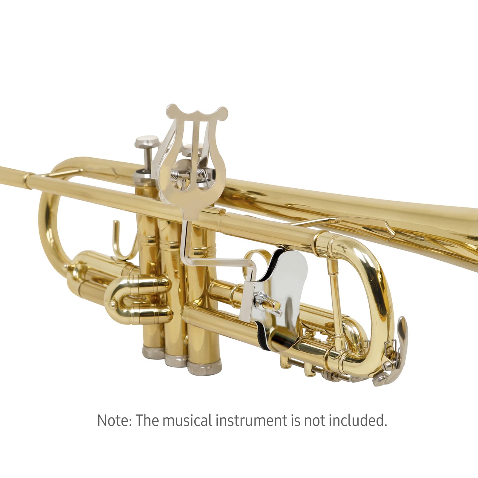 Support de musique de fanfare portable à clipser pour saxophone ténor, trompette, lyre de fanfare, support universel pour instruments à vent