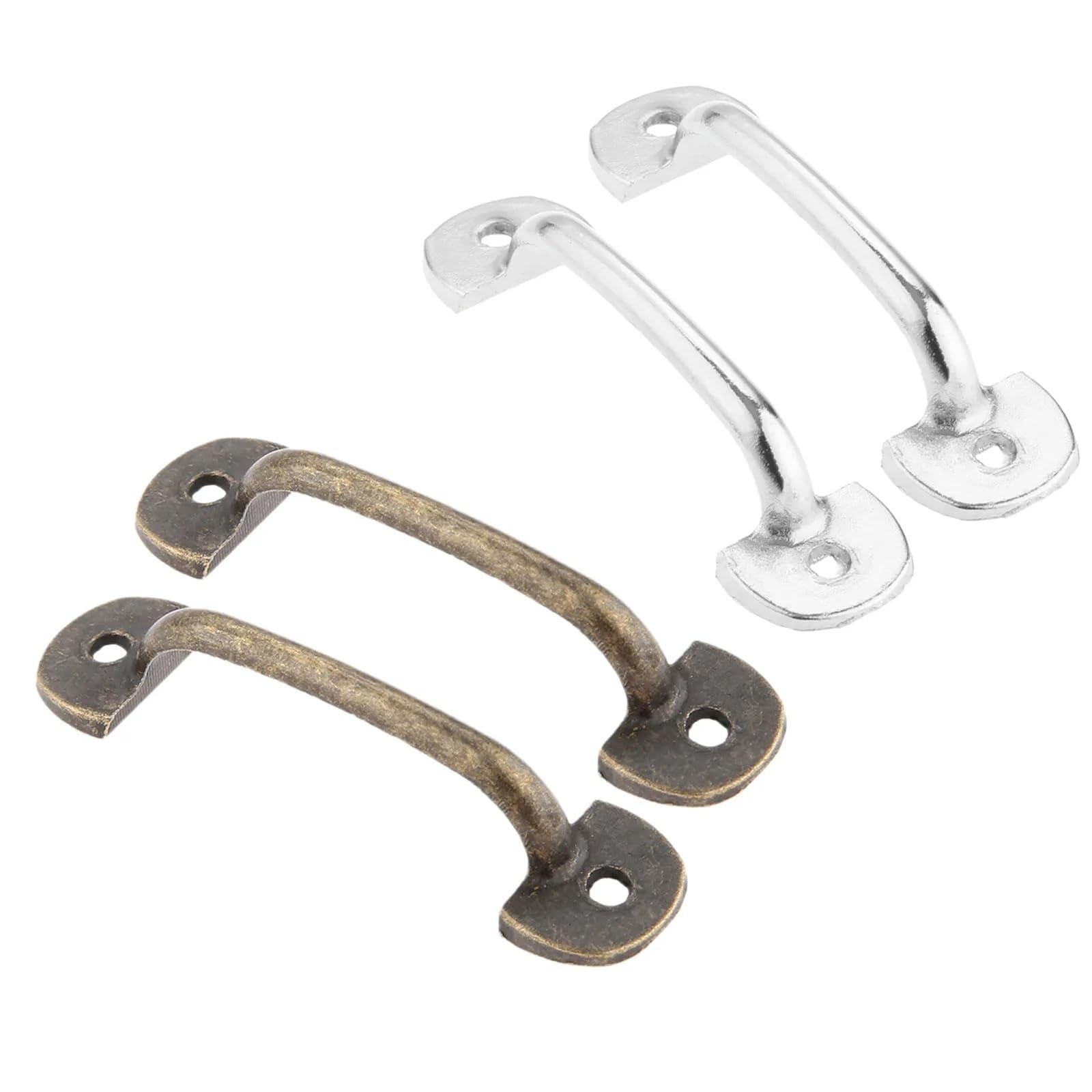 HUWOYG 10 Pcs Alloy Handles Antique Bronze Pulls 50mm Hole Drawer Door Cabinet Vintage Home Decor for Cupboards Wardrobe(Mix Color)