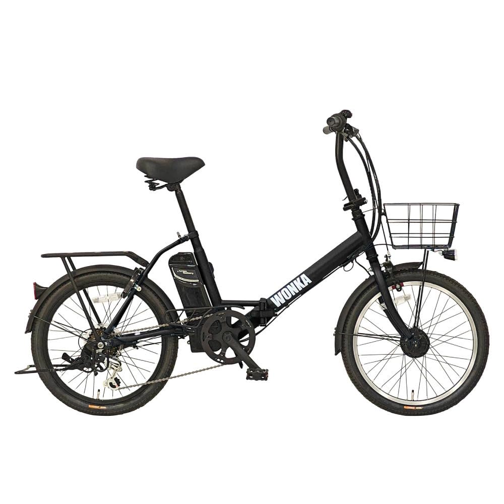 電動アシスト自転車 WONKA 本体20インチ　ギヤ付き　折りたたみ式 Amazon | WONKA 折畳電動アシスト自転車 WONKA 20インチ6段変速