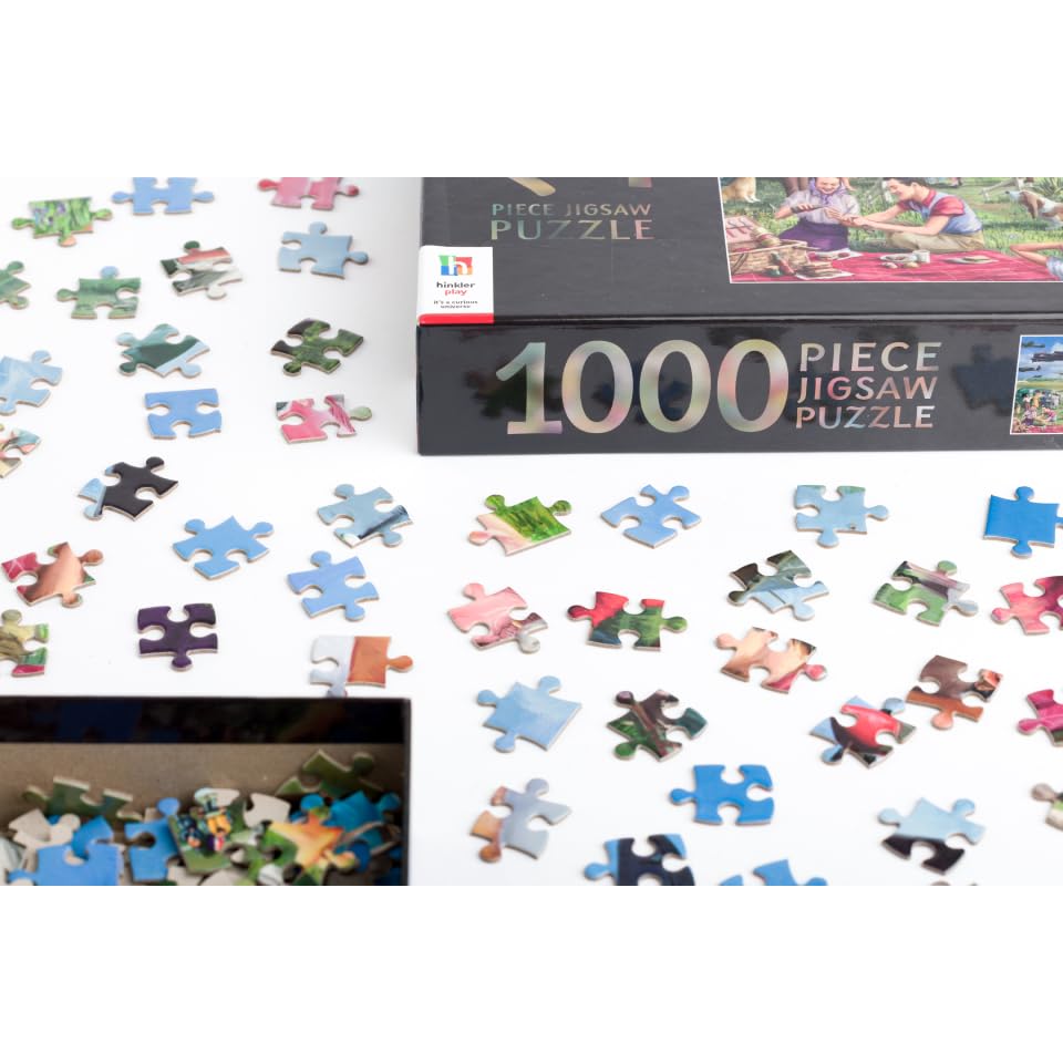 Hinkler, Mindbogglers Artisan 1000 Piece Jigsaw : Day At The Vintage Air Show, 1000 Piece Jigsaw Puzzles for Adults - Image 2