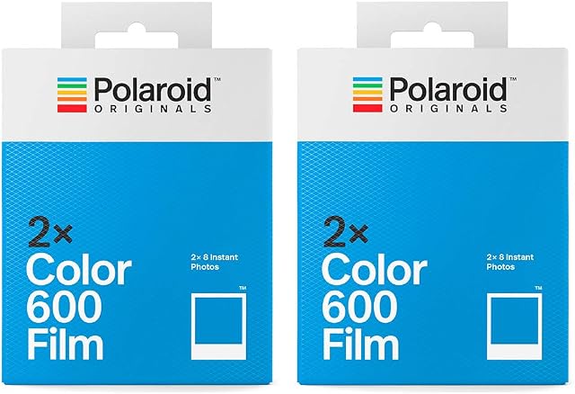 Polaroid Originals 600 Film 4 Pack Bundle (32 Photos), Color 600 Film 4 Pack, 32 Photos (5037)