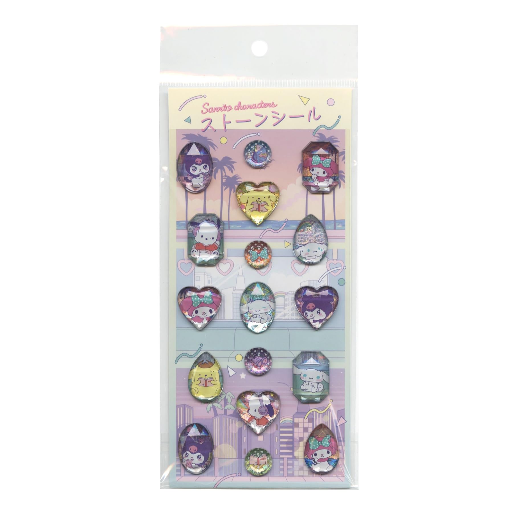 Amazon | ストーンシール サンリオキャラクターズ【シティポップ】立体