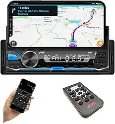 Som Automotivo Auto Radio JR8 com Suporte para Celular USB/SD/Bluetooth - 1020BT