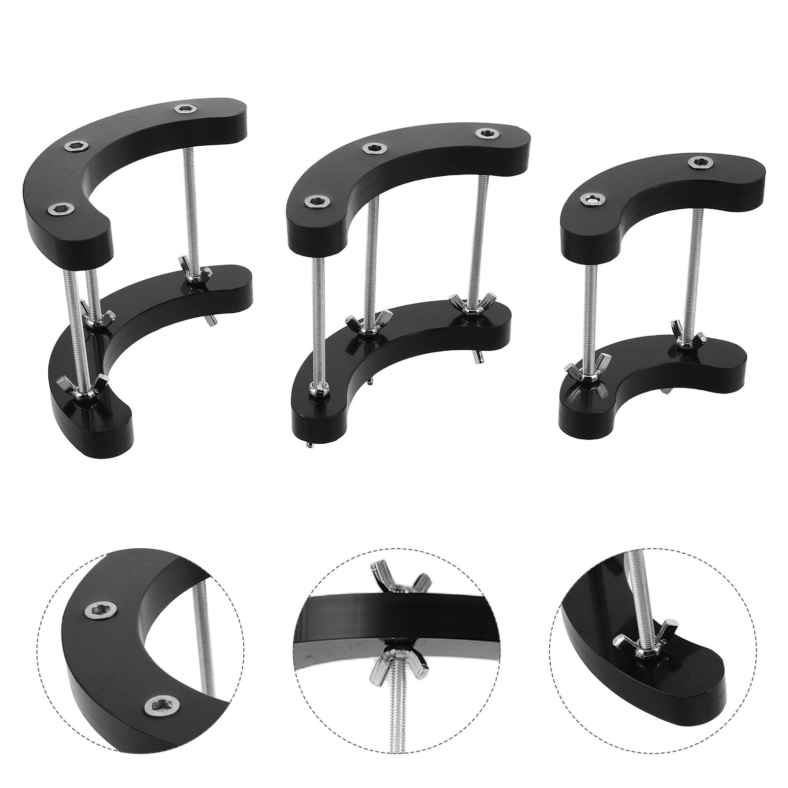 6 Piezas Soporte para Bastón de Violín 4/4, Herramienta para Fijar Instrumentos de Cuerda, Protección para Violines y Violonchelos, para Talleres de Fabricación y Reparación