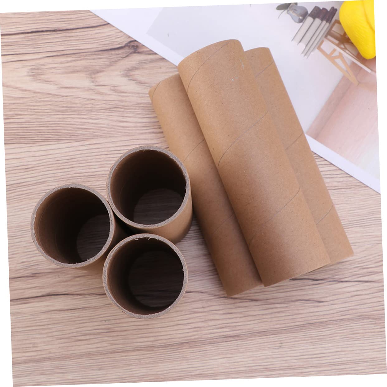 30 Tubes Carton Kraft - Ø4cm X 15cm - Expédition Posters Et Dessins - Bricolage Et Protection