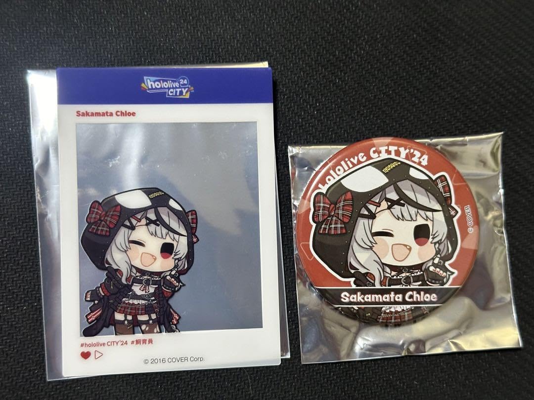 Amazon.co.jp: ホロラシティ24 クリアカード 缶バッジ 沙花叉クロヱ 
