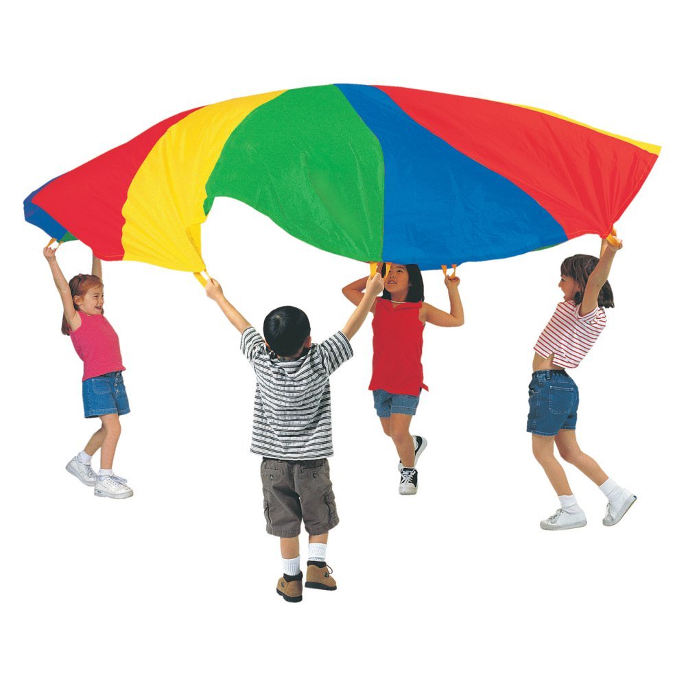 Pacific Play Tents 86-940 Kids 6-Foot Parachute with Handles and Carry Bag