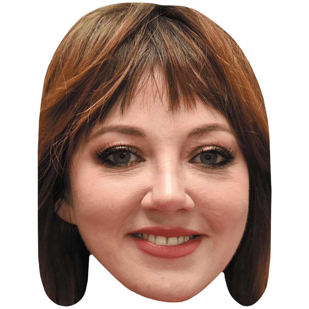 Diane Morgan (Smile) Celebrity Mask, Flat Card Face, Fancy Dress Mask
