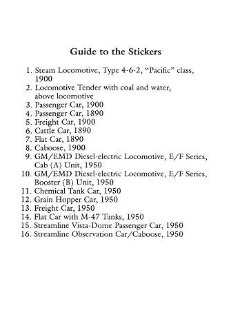 Train Stickers (Dover Little Activity Books: Travel)